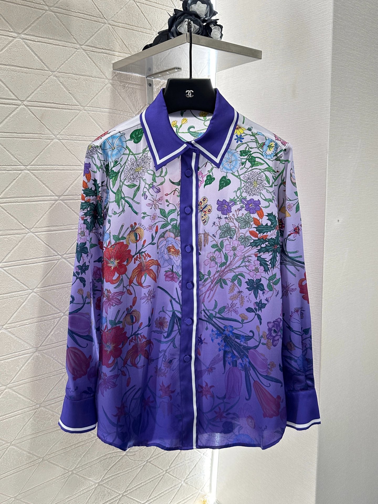 25 New Work Long-sleeved shirt and skirt set