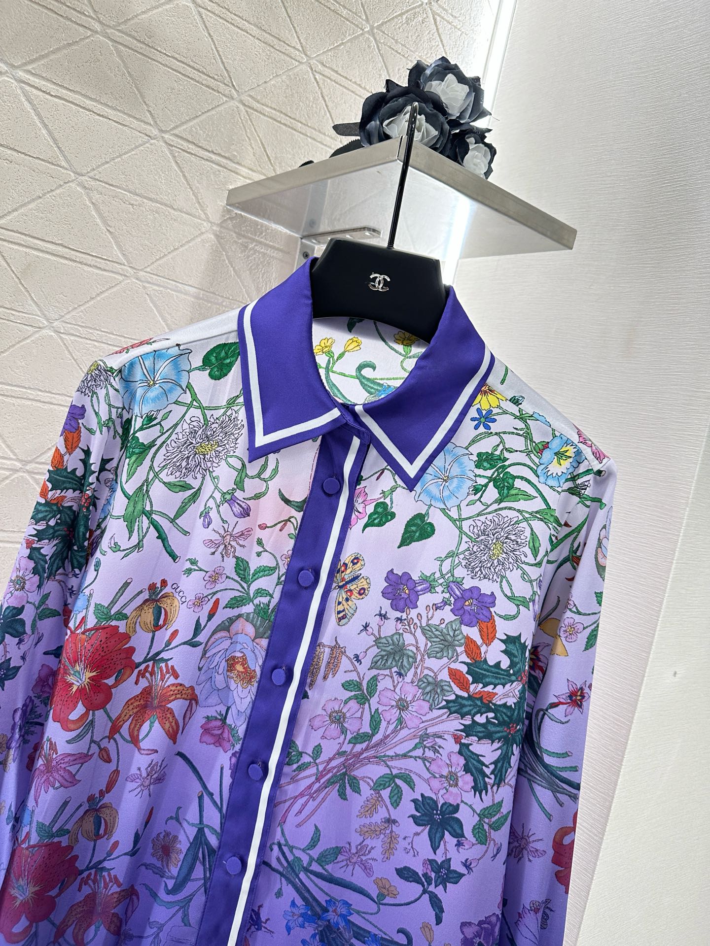 25 New Work Long-sleeved shirt and skirt set