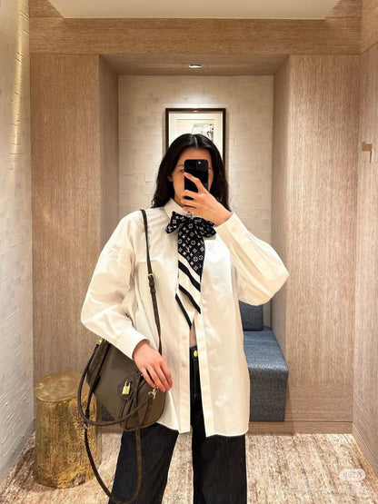 25fw scarf shirt