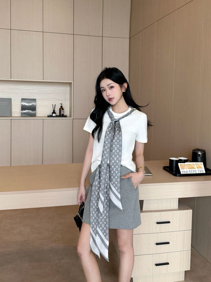 25ss scarf t-shirt