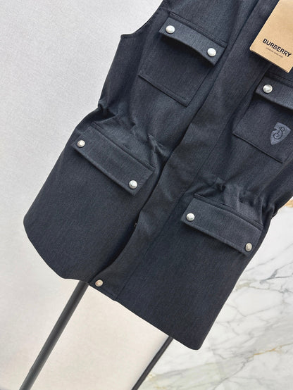 25fw embroidered vest