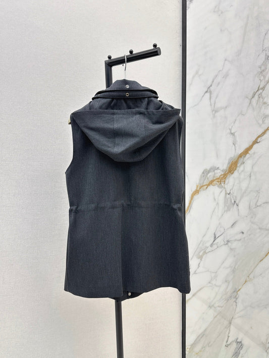 25fw embroidered vest
