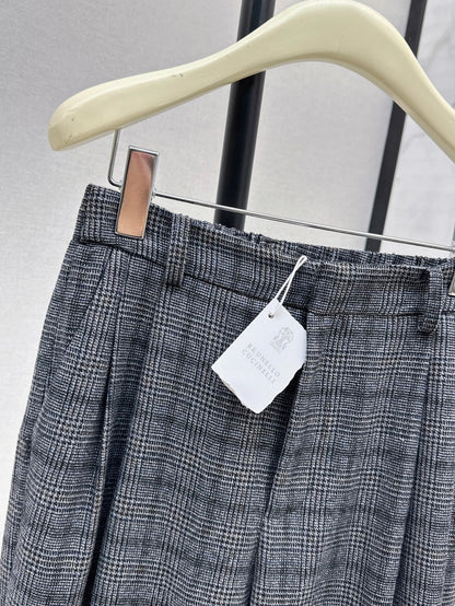 25fw plaid pants