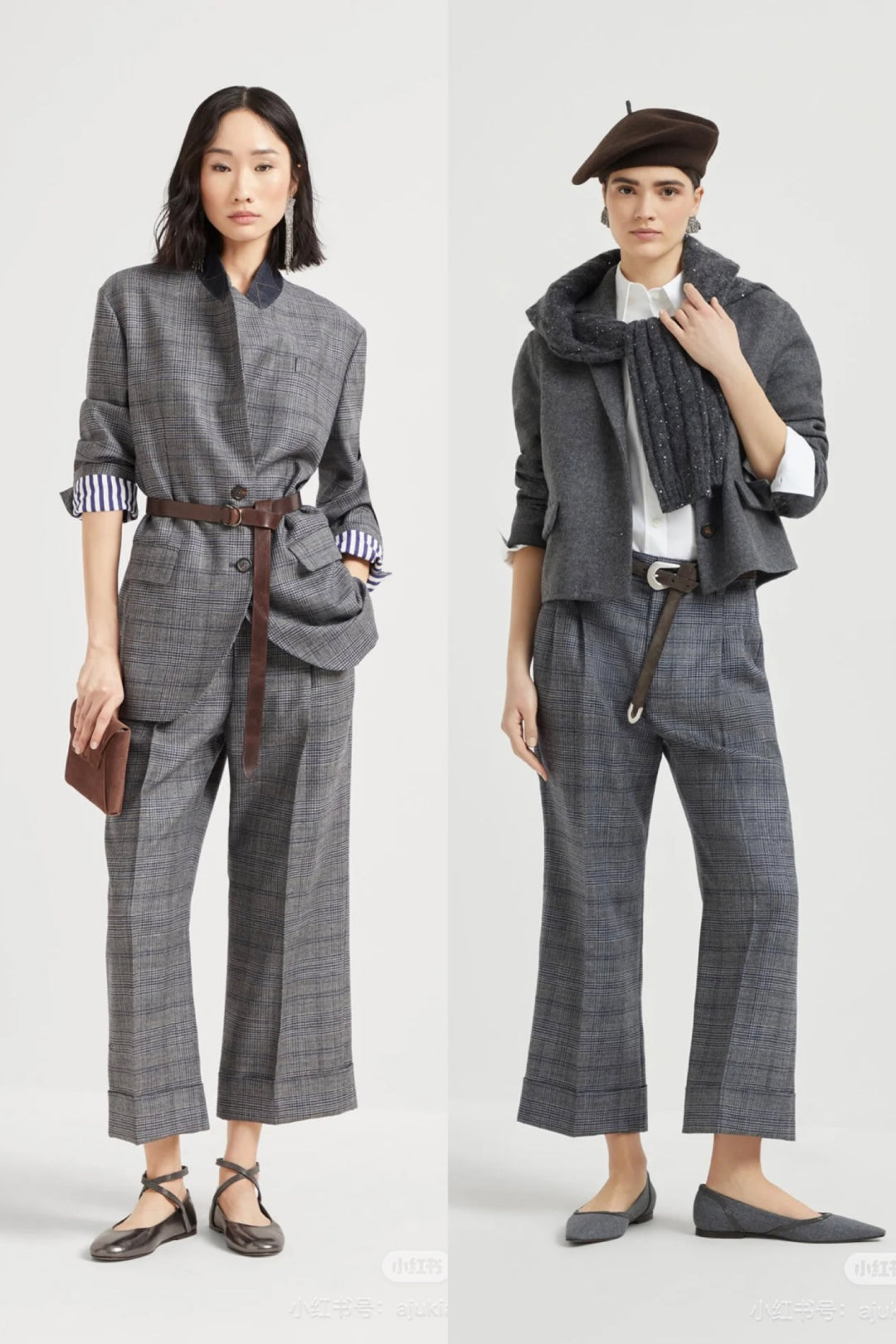25fw plaid pants