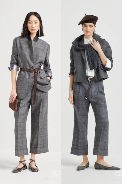 25fw plaid pants