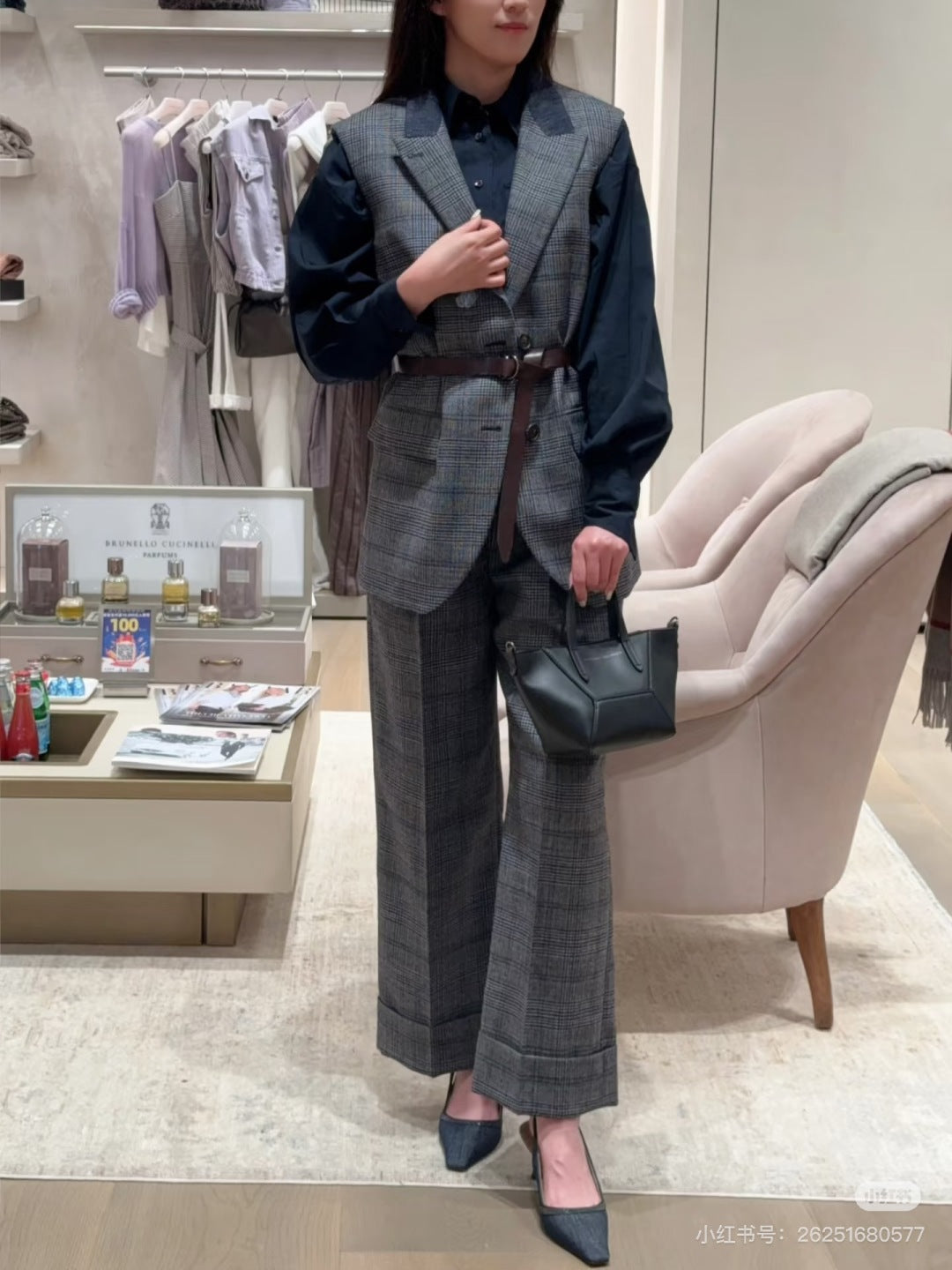 25fw plaid pants