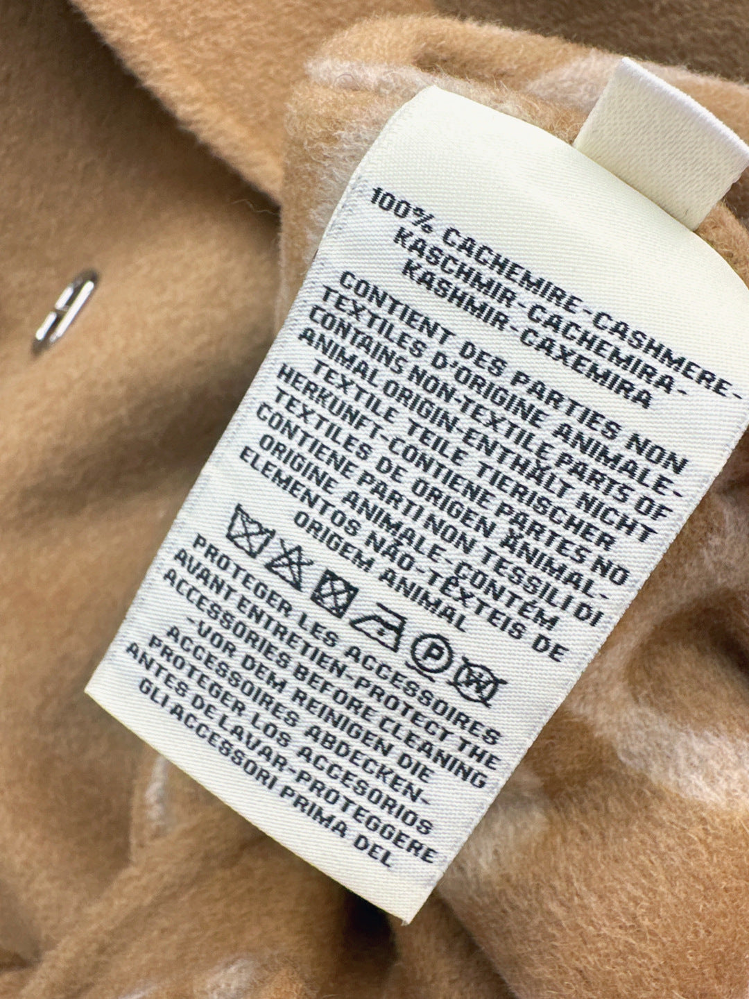 H 25fw cashmere coat
