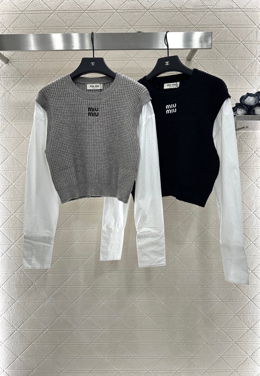 25 New Arrival Knitted long-sleeved top