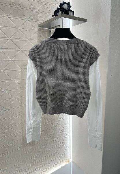 25 New Arrival Knitted long-sleeved top