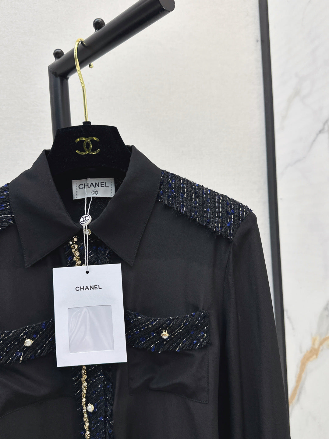 25fw woven silk shirt