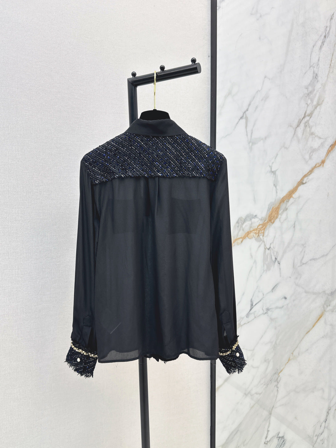25fw woven silk shirt