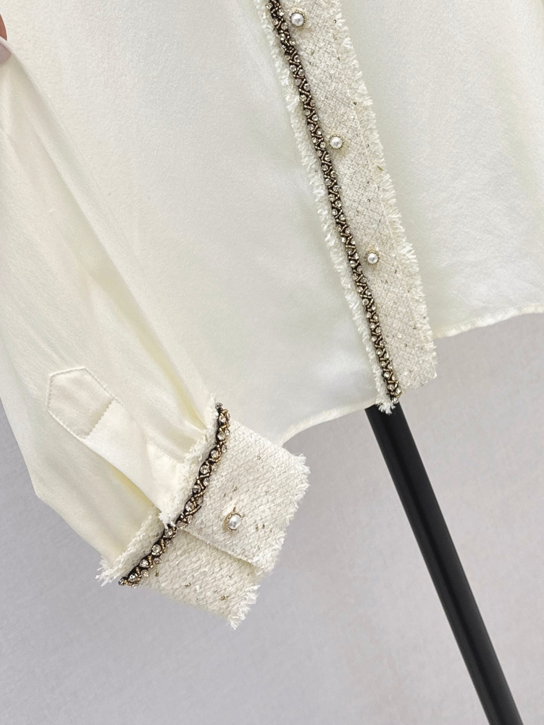 25fw woven silk shirt