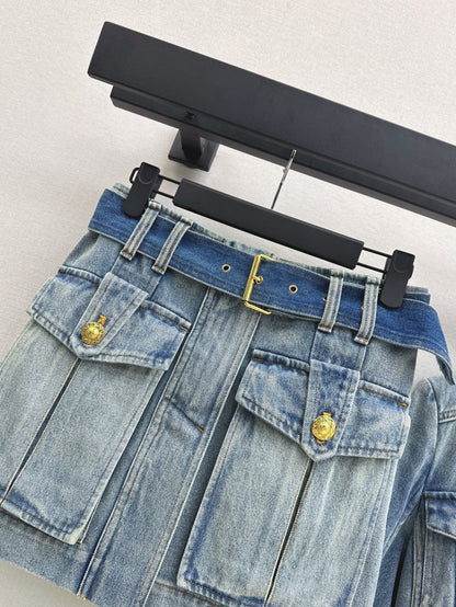 25fw denim skirt