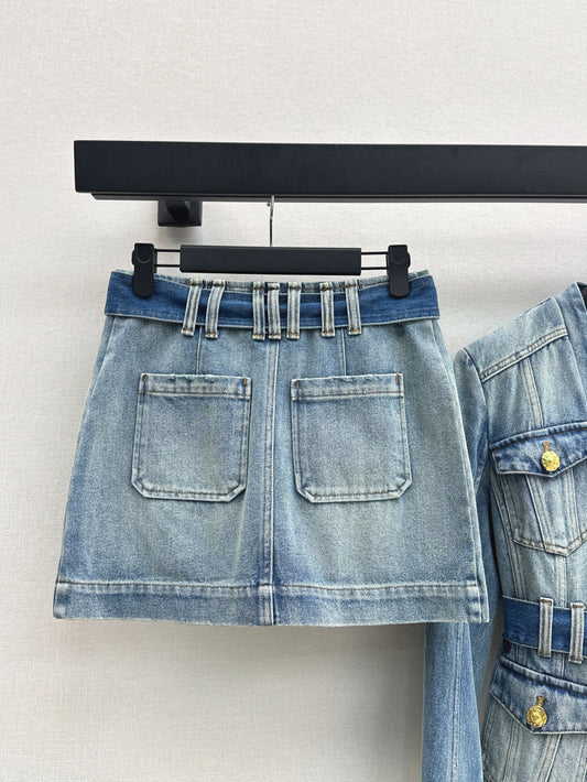 25fw denim skirt