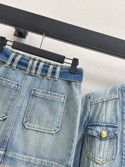 25fw denim skirt