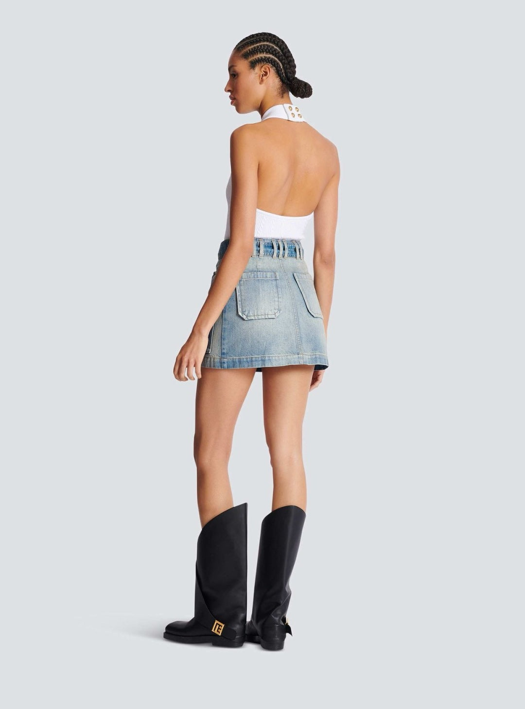 25fw denim skirt
