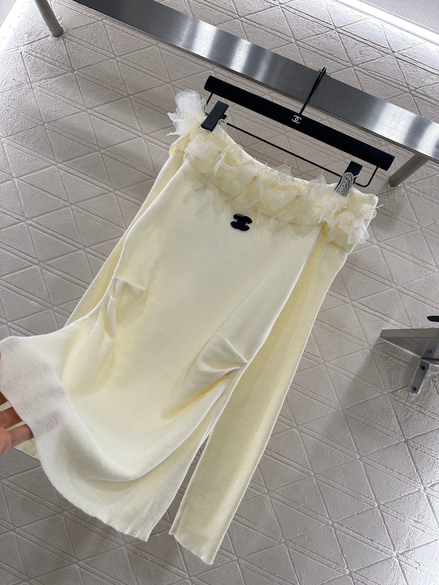 25 New Arrival Knitted Long-Sleeved Skirt Set
