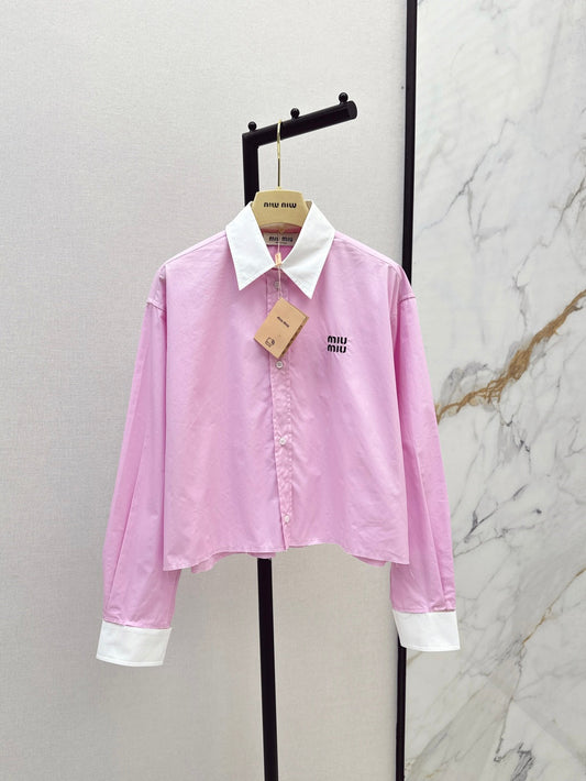 25fw crop shirt