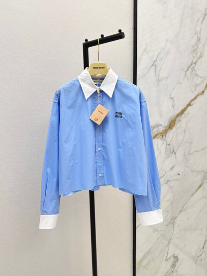 25fw crop shirt