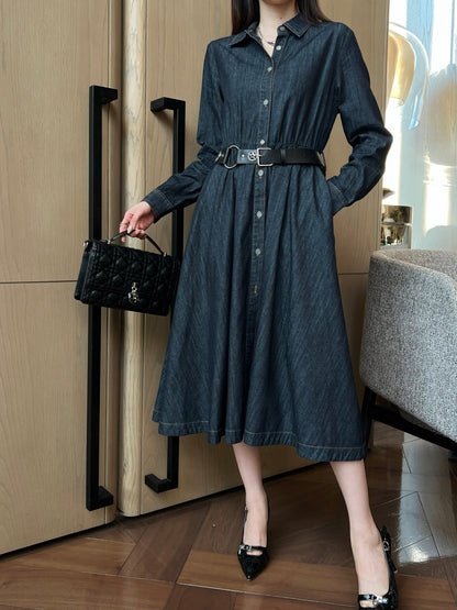 25fw denim dress