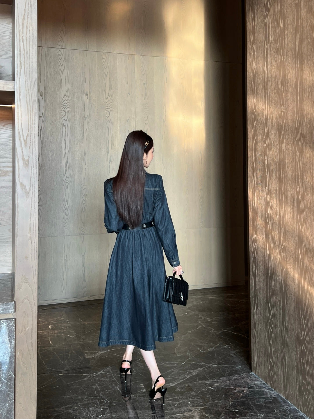 25fw denim dress