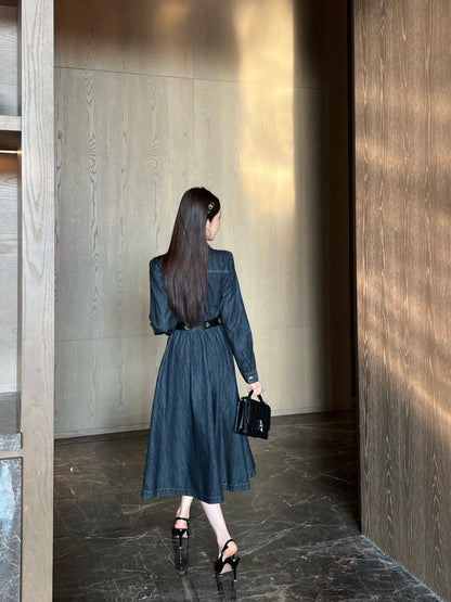 25fw denim dress