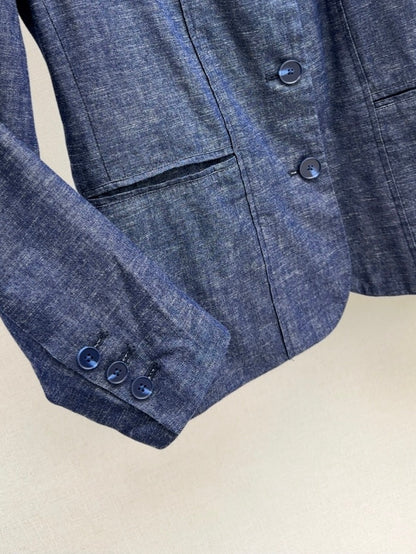 25fw denim blazer