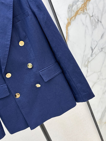 25fw linen blazer
