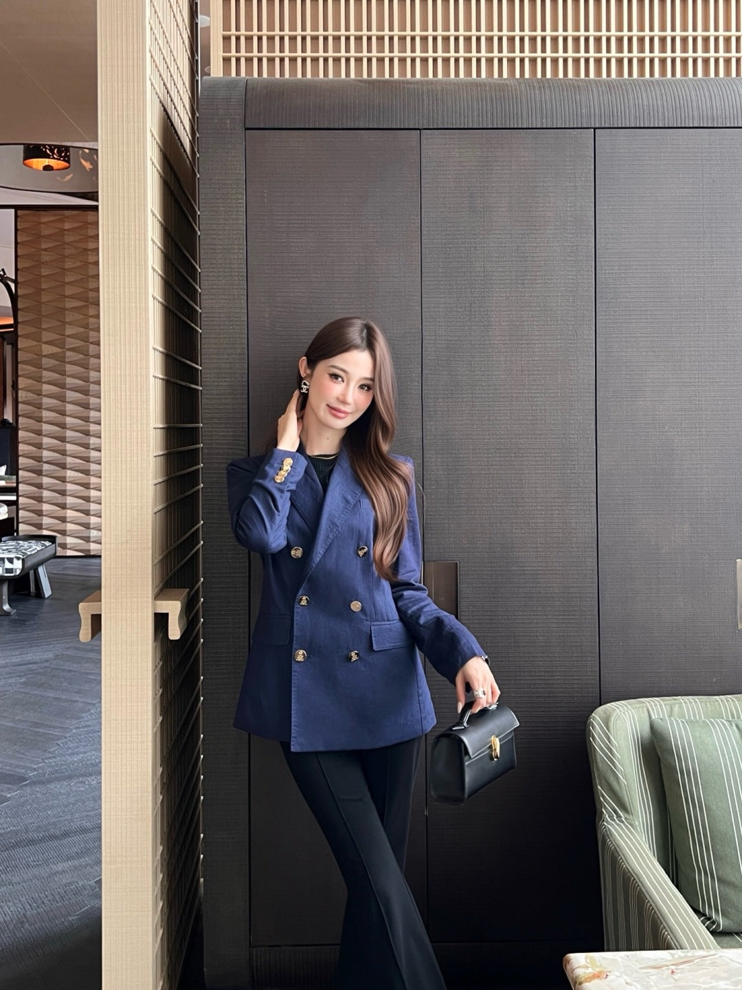 25fw linen blazer