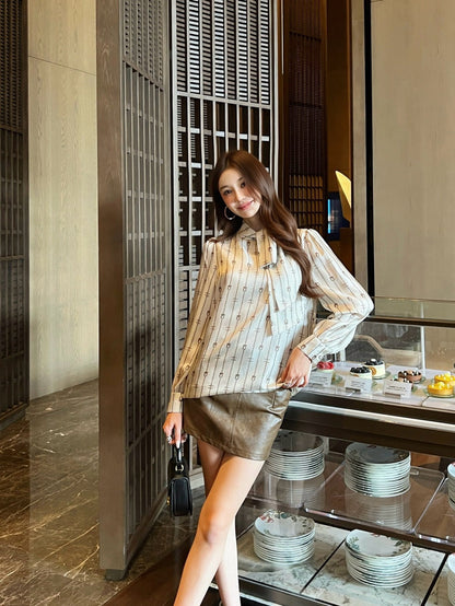 25fw silk shirt