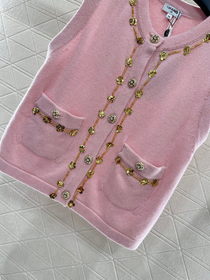 25 New Arrival Beaded Knit Vest