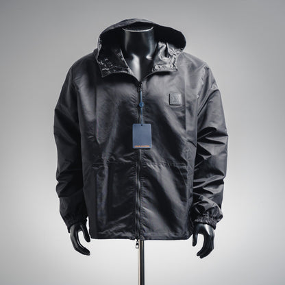 reversible jacquard jacket