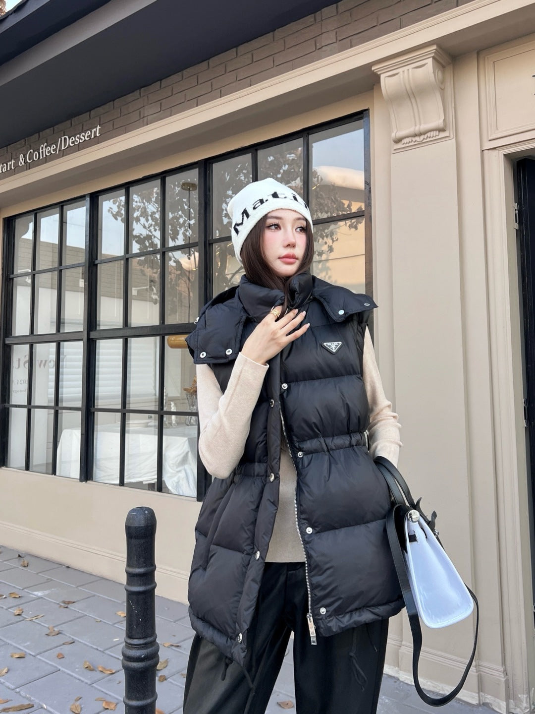 25fw removable sleeves down jacket