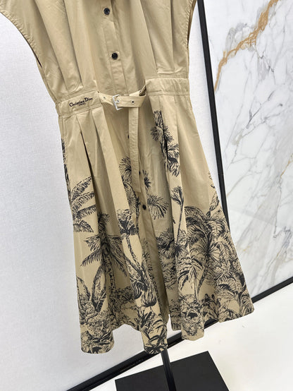 25fw printed dress