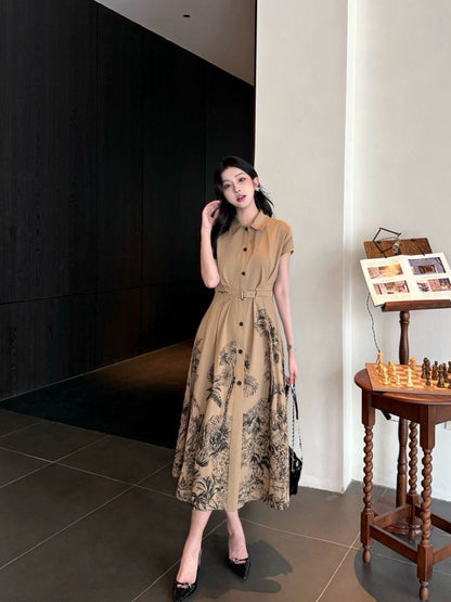 25fw printed dress