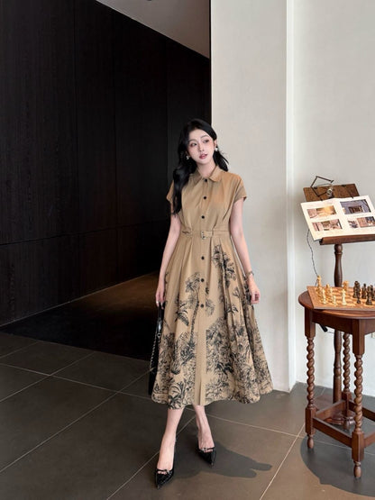 25fw printed dress
