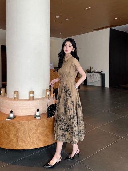 25fw printed dress