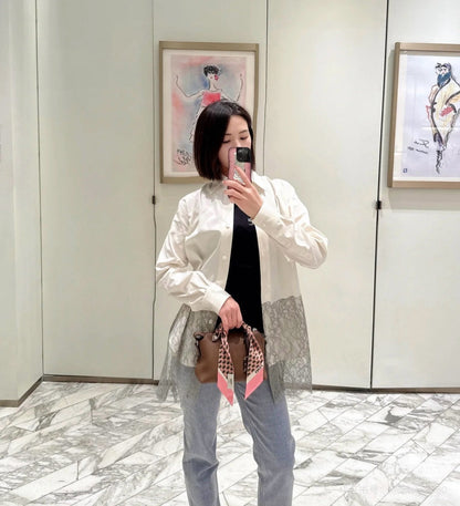 25fw lace shirt