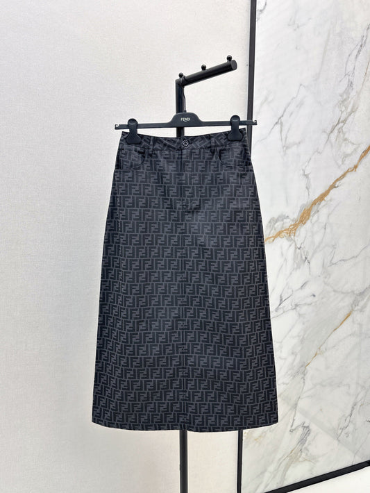 25fw jacquard skirt
