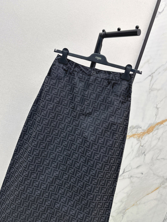 25fw jacquard skirt
