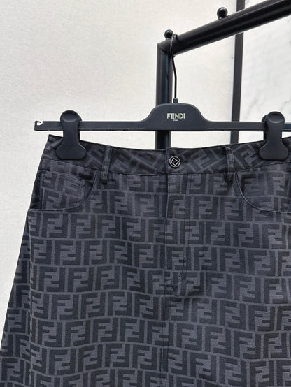 25fw jacquard skirt