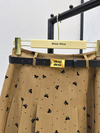 25fw jacquard skirt