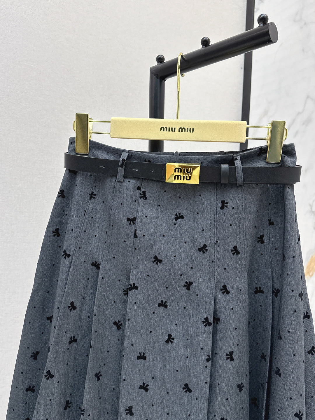 25fw jacquard skirt