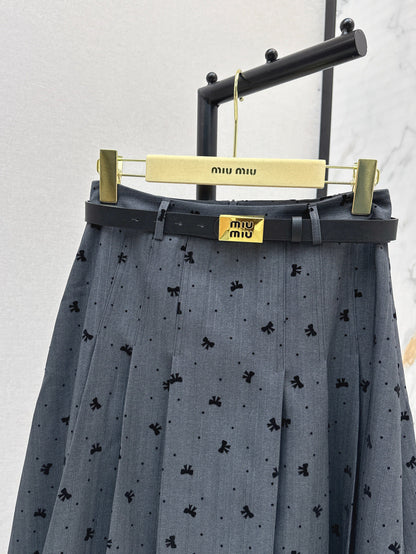 25fw jacquard skirt