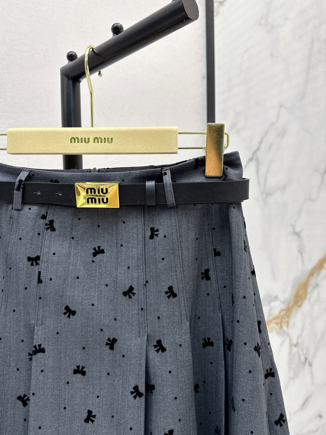 25fw jacquard skirt