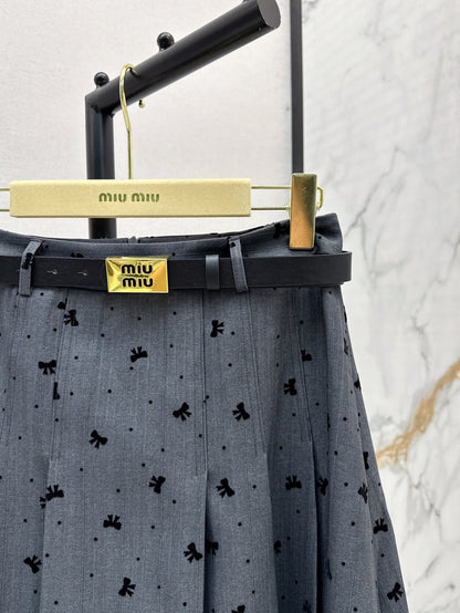 25fw jacquard skirt