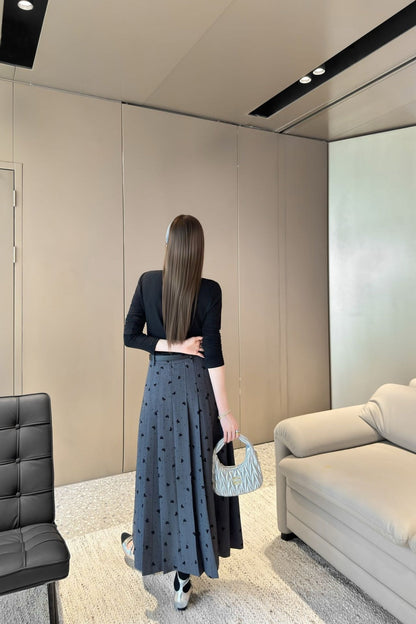 25fw jacquard skirt