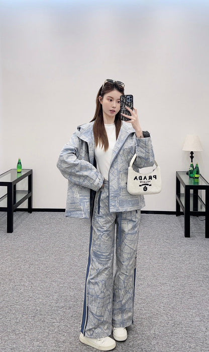 25 New Arrivals Hooded Jacket and Pants Set