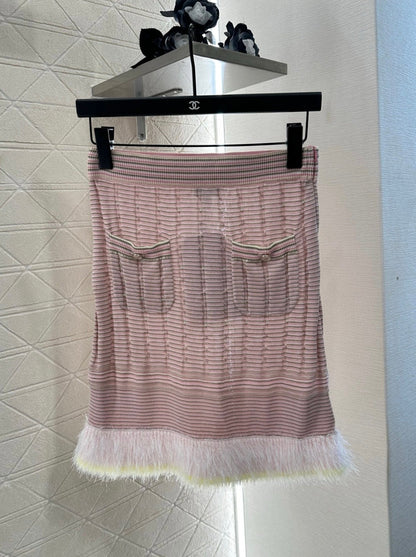 25 New Arrival Knitted Skirt Long-Sleeved Set
