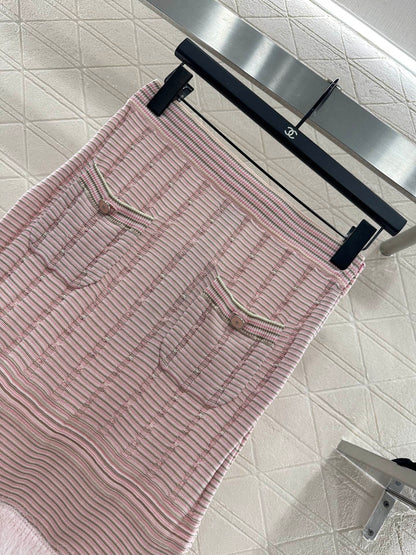 25 New Arrival Knitted Skirt Long-Sleeved Set